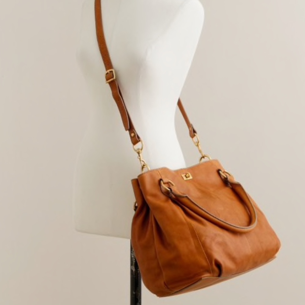 J.CREW ICONIC BROMPTON HOBO BAG-USED